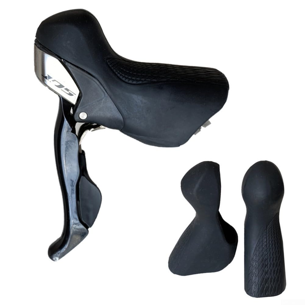 Manopole per leva del freno della bicicletta, copertura per leva del cambio per Shimano ST-5700 105 (rosso)