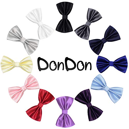 DonDon papillon da uomo 12 x 6 cm già legato e