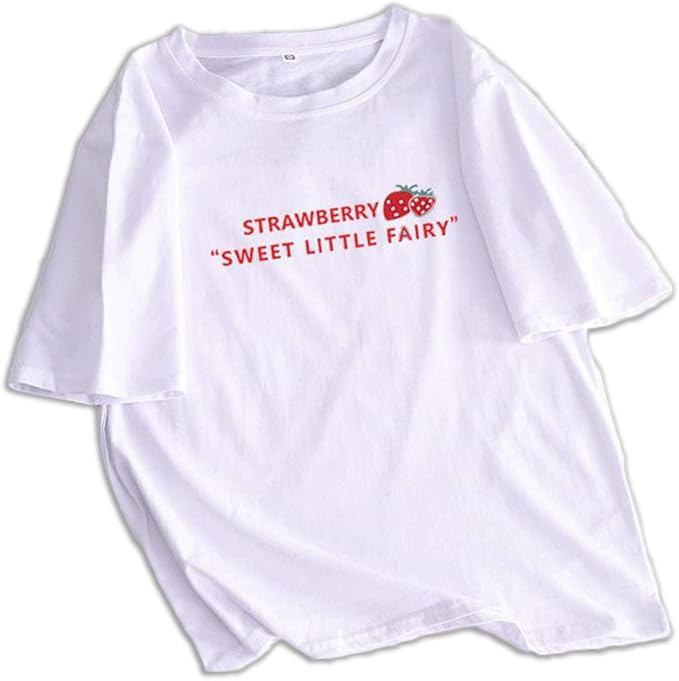 Amazon ミケディ フルーツロゴ 半袖 Tシャツ レディース 英字 ショートスリーブ ゆったり かわいい ワンポイント カットソー 6色 M Xxl Tシャツ カットソー 通販