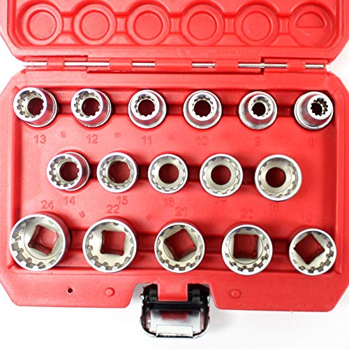 Juego de dados redondos 1/2" Dr 16 piezas Jikkolumlukka miniatura 2