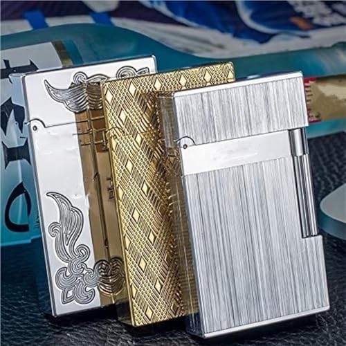 Encendedor vintage de cobre puro recargable, el regalo ideal para hombres sofisticados 6