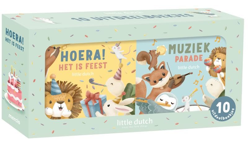 Little Dutch uitdeelboekjes - hoera! het is feest & muziekparade