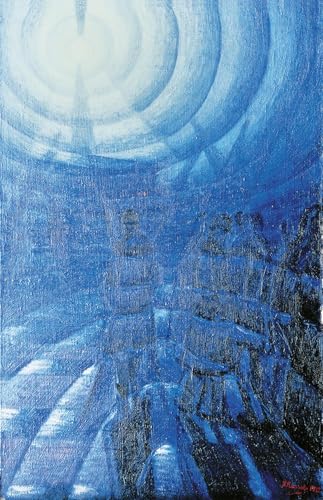 Lona artística de Russolo en formato 60x90cm ideal para renovación de paredes del hogar