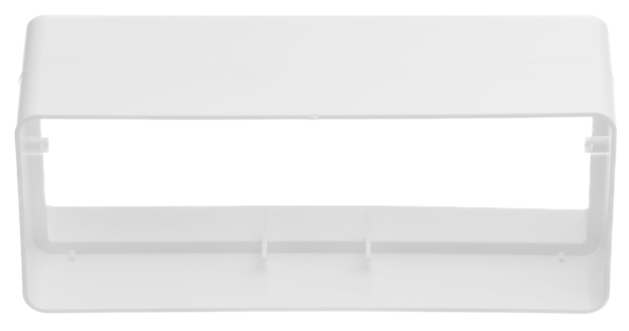 Steinberg14 White 220 x 90 mm Connector for Flat Duct Plastic