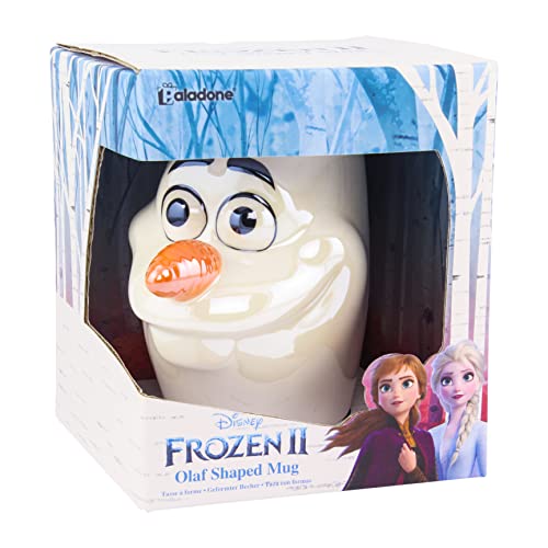 Paladone Gros Mug Blanc Olaf Sourire Nez Carotte La Reine des Neiges 2 Frozen
