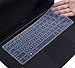 For Dell XPS 15 Keyboard Cover Protector Skin for DELL XPS 15-9570 15-9550 15-9560 15.6" Laptop, DELL Precision 15-5510 M5510 US Layout(NOT fit DELL XPS 15 9575), Clear