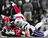 Ikonic Fotohaus Julian Edelman the Incredible Catch Signed Photo Autograph Print Wall Art Home Decor