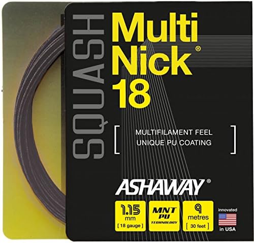 ASHAWAY MultiNick 18 Squash String (1 Set)