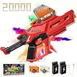 Automatic Gel Ball Blaster for Adults - Splatter Ball Blaster Gun with 20000 Beads, High Capacity Hopper, 2 Rechargeable Battery, Electric Splatr Ball Gun for Backyard and Outdoor Activities