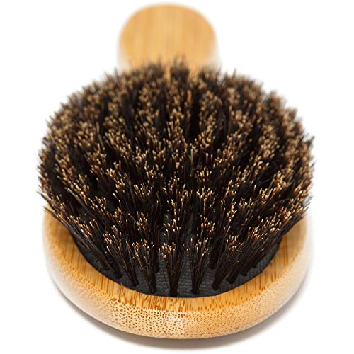 Belula Organic Hair Care Set.100% Boar Bristle Hair Brush Set And Detangling Boar Bristle Hair Brush. Restore Shine And Texture To Your Hair #TOP3