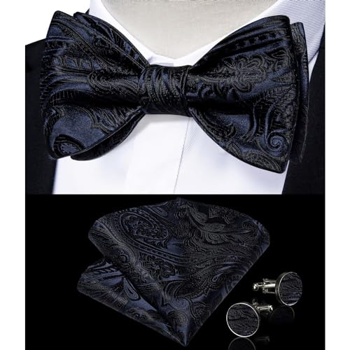 Corbata de moño clásica para hombre MVUYO FMURY-456 miniatura 2