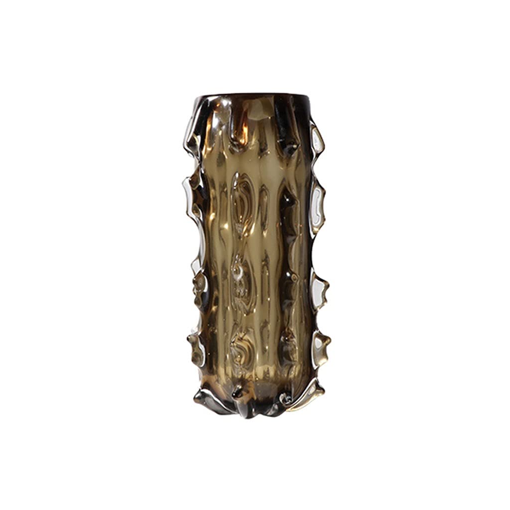 Vaso Moderno semplice astratto Vaso di vetro Decorazione Modello Camera Soggiorno Ingresso Fiori secchi Arredamento for la casa Vaso In Ceramica