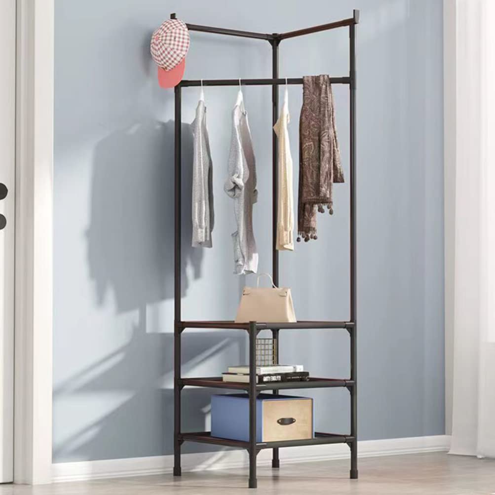 Veemoon Appendiabiti Ad Angolo Appendiabiti in Metallo Armadio per Camera Letto Organizer per Abbigliamento Dettaglio per Impieghi Gravosi retrò Espositore