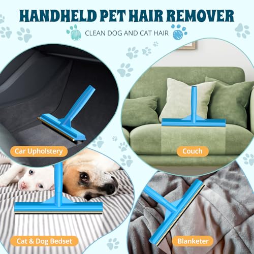 Ueetb Carpet Rake For Pet Hair Removal, Reusable Cat Dog Hair Remover thumb #2