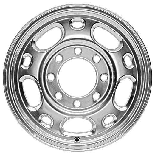 New 16x6.5" 16 Inch Polished Premium Aluminum Alloy Wheel Rim fits Chevrolet Silverado fits GMC Sierra 2500 3500 HD 1999-2010 | ALY05079U80N