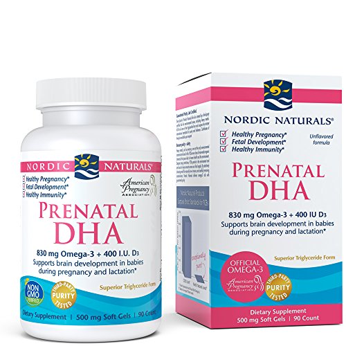 Nordic Naturals - Prenatal DHA, Supports Brain Development in Babies During Pregnancy