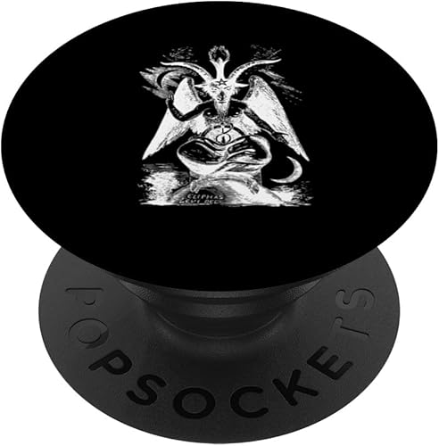Baphomet Funny, Ironic, Sarcastic Lazy Halloween Costume PopSockets Standard PopGrip