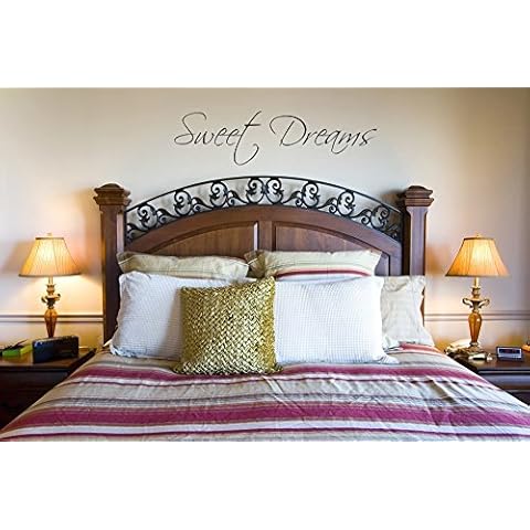 Juko Sweet Dreams wall sticker decal bedroom wall art. Black Cover