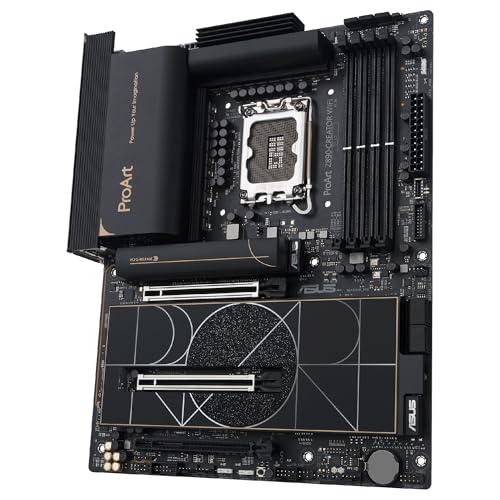 ASUS ProArt Z890-Creator WiFi - Placa Base ATX, 16+2+1+2 etapas de Potencia, PCIe 5.0 Compatible con GPU de última generación, Dos Thunderbolt 5 Tipo-C, LAN de 10 GB y 2,5 GB, WiFi 7, 5 Ranuras M.2 - imagen 12