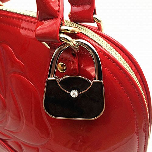 Roflyer RFZJ-HANDBAG4SET Handbag Shape Design Metal Foldable Purse Bag Hook Table Hanger,Set Of 4 thumb #4