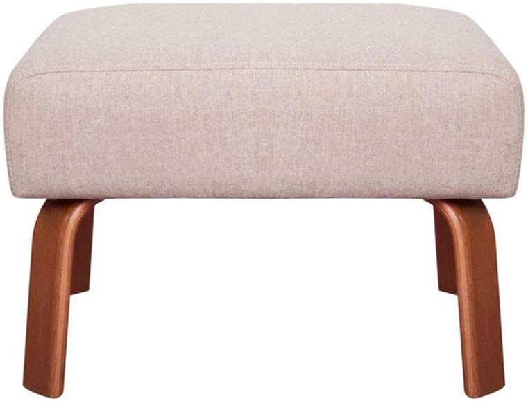 JMTLLSFD Sofa Stool, Solid Wood Shoes Bench Fashion Cloth Stool Home Low Stool Footstool 49×34cm (Color : C)
