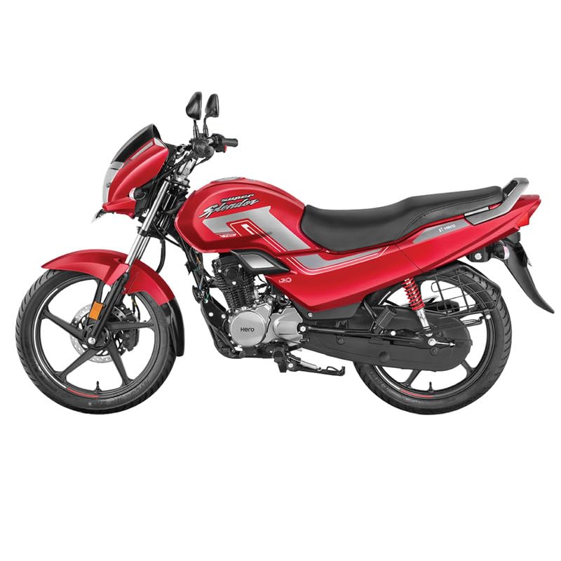 Image of Hero MotoCorp SUPER SPLENDOR BS6 FI DSS C (OBD2B) Motorcycles /Bike Blazing Red Booking for Ex-Showroom Price