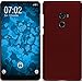 Produktbild PhoneNatic Case kompatibel mit Xiaomi Mi Mix 2 - Hülle rot gummiert Hard-case Cover
