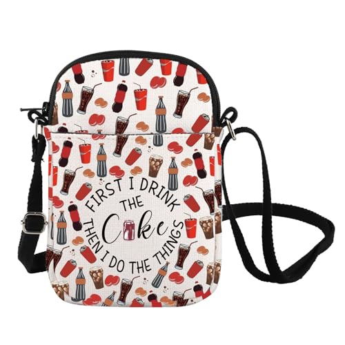 Soda Drink Crossbody Bag Soda Addict Messenger Bag Fizzy Drinking Gift Ice Drink Lover Handbag