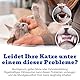Oivolii Zahnpasta Katze mit Thunfischgeschmack (30g) und 2 Zahnbürsten | Katzen Zahnpflege Set | Sanfte Formel, frischer Atem und gut für die Zähne