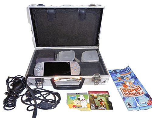 BUNDLE Sony PlayStation Portable PSP , 1 Family Guy Game, 1 Daxter game, 1 Metal Aluminum carrying case , power cords
