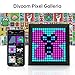 Divoom Pixoo - Pixel Art Digital Picture Frame with 16x16 LED Display APP Control - Cool Animation Frame Wall/Desk Mount for Gaming Room & Bedside Table -Black
