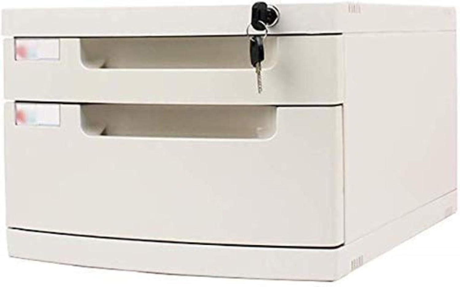 SaryEdge Lockable Office Filing Storage Cabinet Flat File Desktop Drawer for Data Storage Plastic Cupboard f,