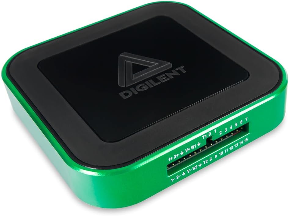 Digilent Analogic Discovery 3: 125 MS/s USB Oscilloscope, Waveform Generator, Logic Analyzer, and Variable Power Supply