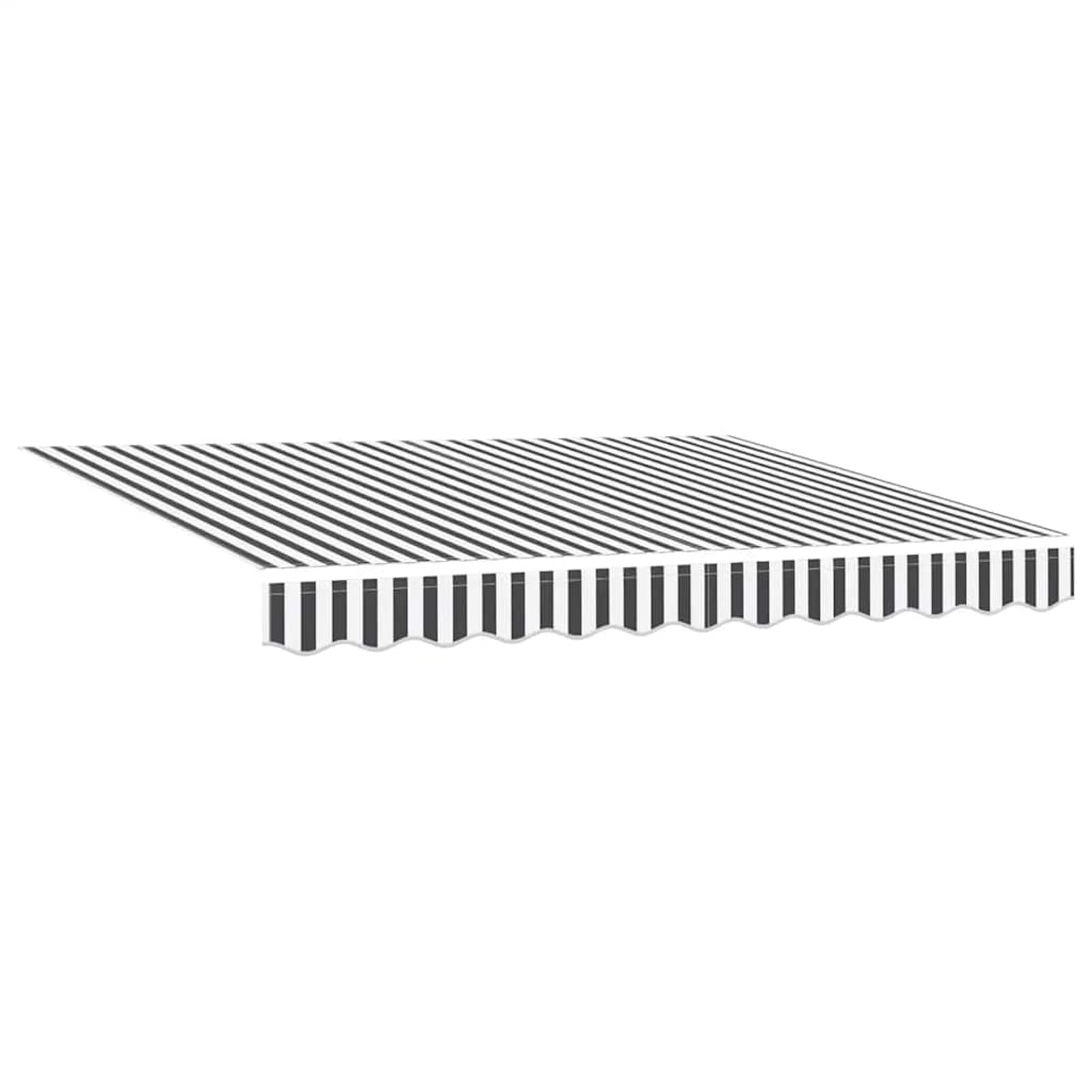 Gelenkarmmarkise 300x250 cm mit & Windsensor Polyester PU-beschichtet, anthrazit-weiß, für Privat & Gastronomie