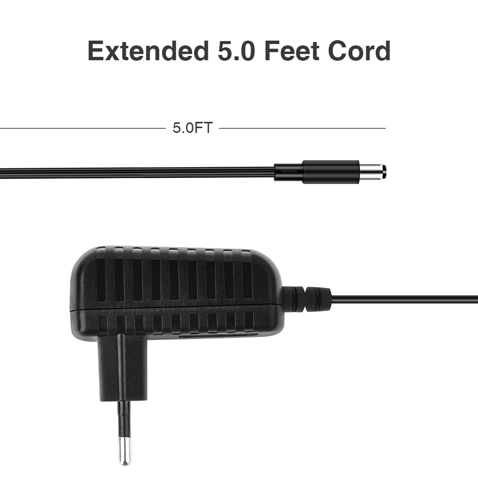 LEKATO Pedal - Alimentatore di rete 9 V 1 A