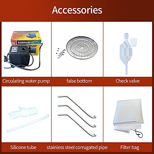 33L/50L 201 Cup Distiller with String Fragrance Cup Pure Dew Essential Oil Red Copper Distiller Household Small Brewing Equipment (50L)