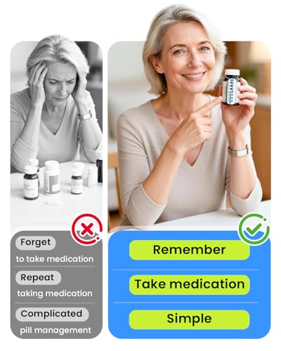 Odaro 2 Pack Pill Reminder, Lanyad or Sticker Pill Tracker, Work with Most Bottles, Reusab - image 4