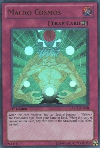 Amazon.com: Yu-Gi-Oh! - Macro Cosmos (LCGX-EN218) - Legendary