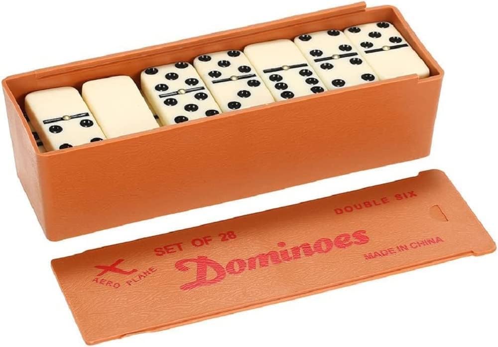 Classic Plastic Domino Game - Unisex - Age 6+