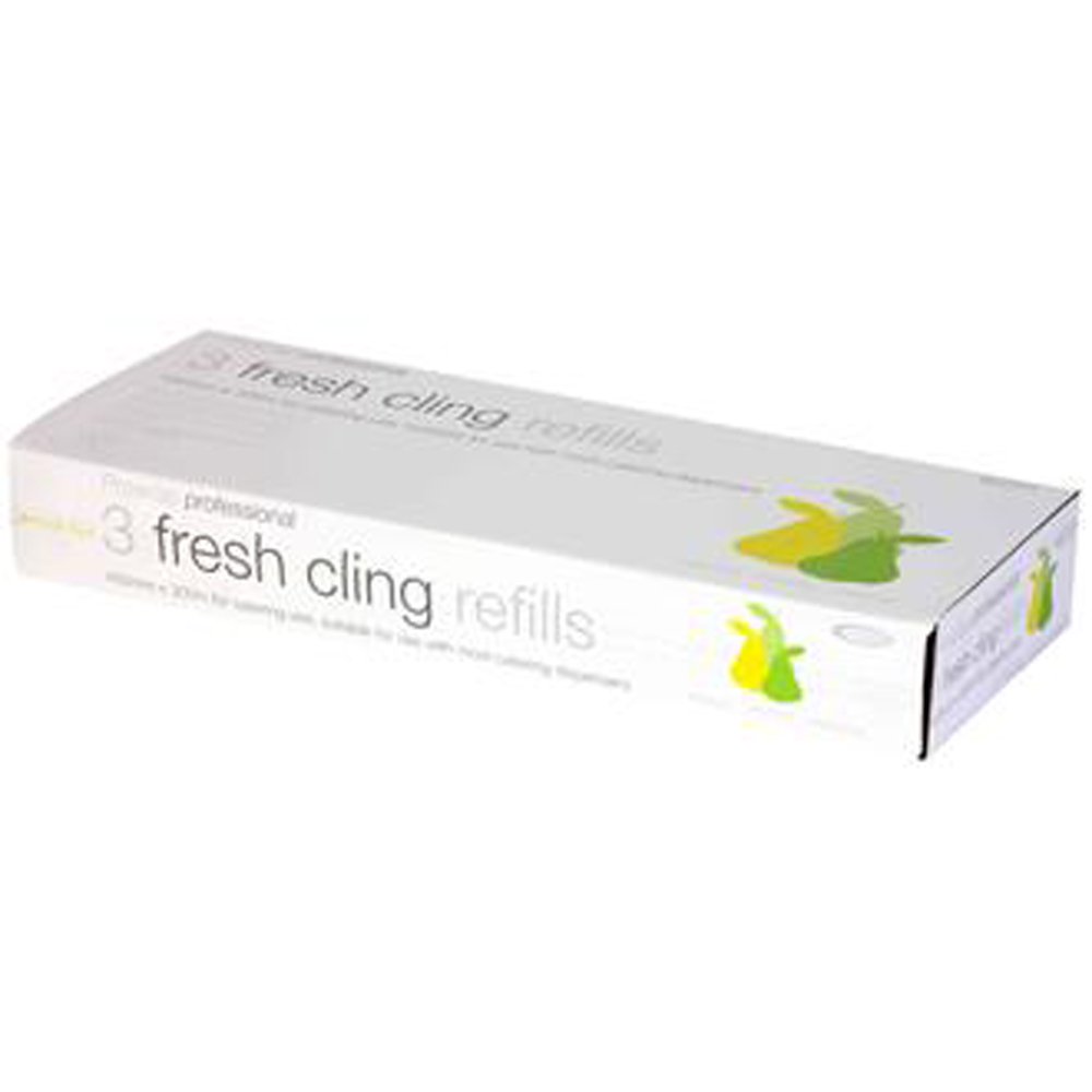 PROWRAP | SPEEDWRAP Cling Film Refill Rolls Great Professional Catering Kitchen Requirements | Extra Wide 450mm x 300m | Pack of 3