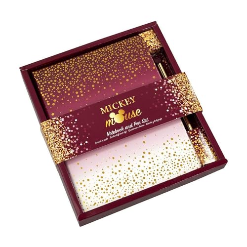 Disney Cahier A5 Avec Stylo Mickey Berry Glitter - vue 6
