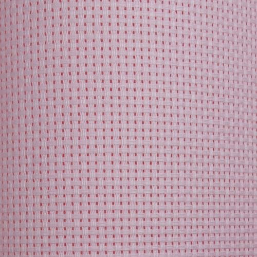 Image of 19 inch x 28 inch 11CT Counted Cotton Aida Cloth Cross Stitch Fabric (Pink)