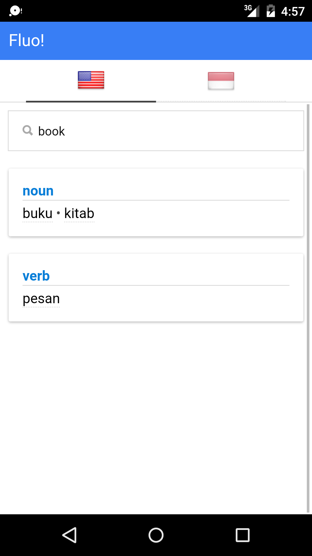 Indonesian Offline Dictionary App on Amazon Appstore