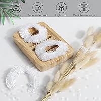 150 PCS Upgrade Disposable Shower Caps. Ceizioes Waterproof Hair Bath Caps. Thickening Shower Cap for Women Kids Girls. Hotel and Hair Salon. Travel Spa. Home Use Beauty Salon — image 2
