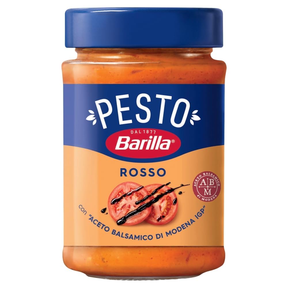 12x Barilla Red Pesto with Tomato, Basil & Balsamic Vinegar from Modena IGP 200g
