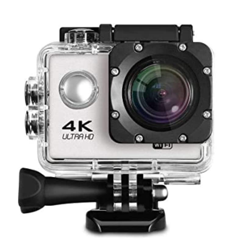 Drumstone 4K 16MP Action WiFi Waterproof Sports Camera with 170 Degree(Silver) with 12 Years Warranty(Silver) (B0BFSYBC2F) Amazon Price History, Amazon Price Tracker