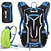 Produktbild bei Amazon - SPGOOD Fahrradrucksack 20L/25L/30L (9 Farben)-Wasserdichter Ultraleicht-für Damen & Herren Multifunktionaler-mit Regenschutzkappe/Helmabdeckung Rucksäcke MTB Mountainbike (Blau Schwarz, 20L)
