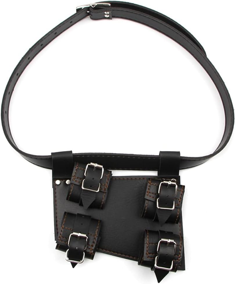 Medieval Katana Samurai Sword Frog Leather Scabbard Belt Rapier Holster