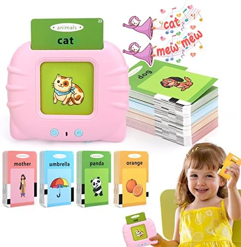Talking Flash Cards Learning Toys for 2 3 4 5 6 Year Old Boys Girls, LIONVISON Autism Sensory Toys for Autistic Children with 224 Words, Preschool Montessori Toys and Birthday Gift for Kids Ages 2-6