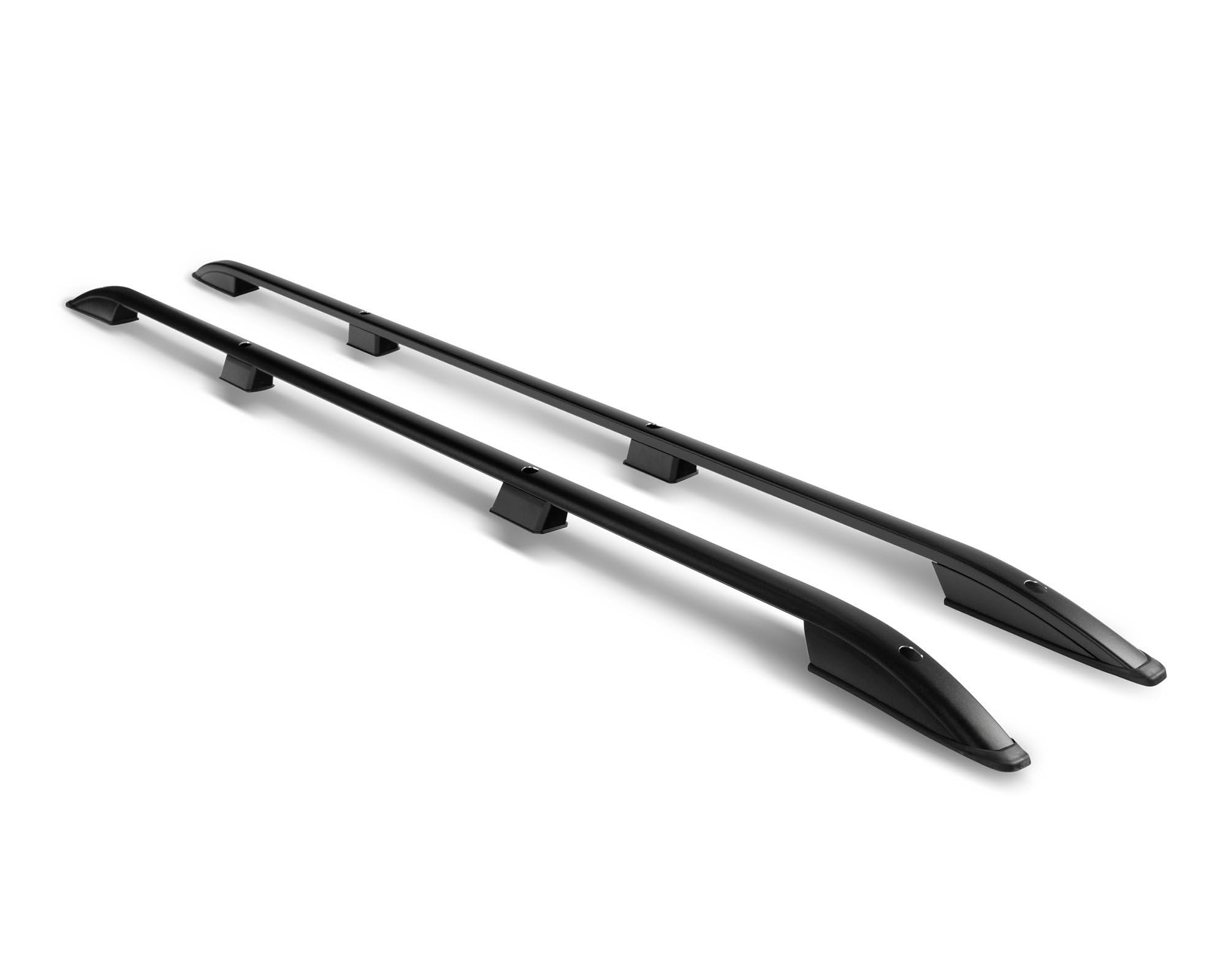 CHROMEMASTER | Barras Portaequipajes, Rieles de Techo Compatible con VW Multivan T5 L1 Corto 2003-2015; Se Utilizan para el Montaje de Portaequipajes de Techo, Cajas de Techo o Portabicicletas